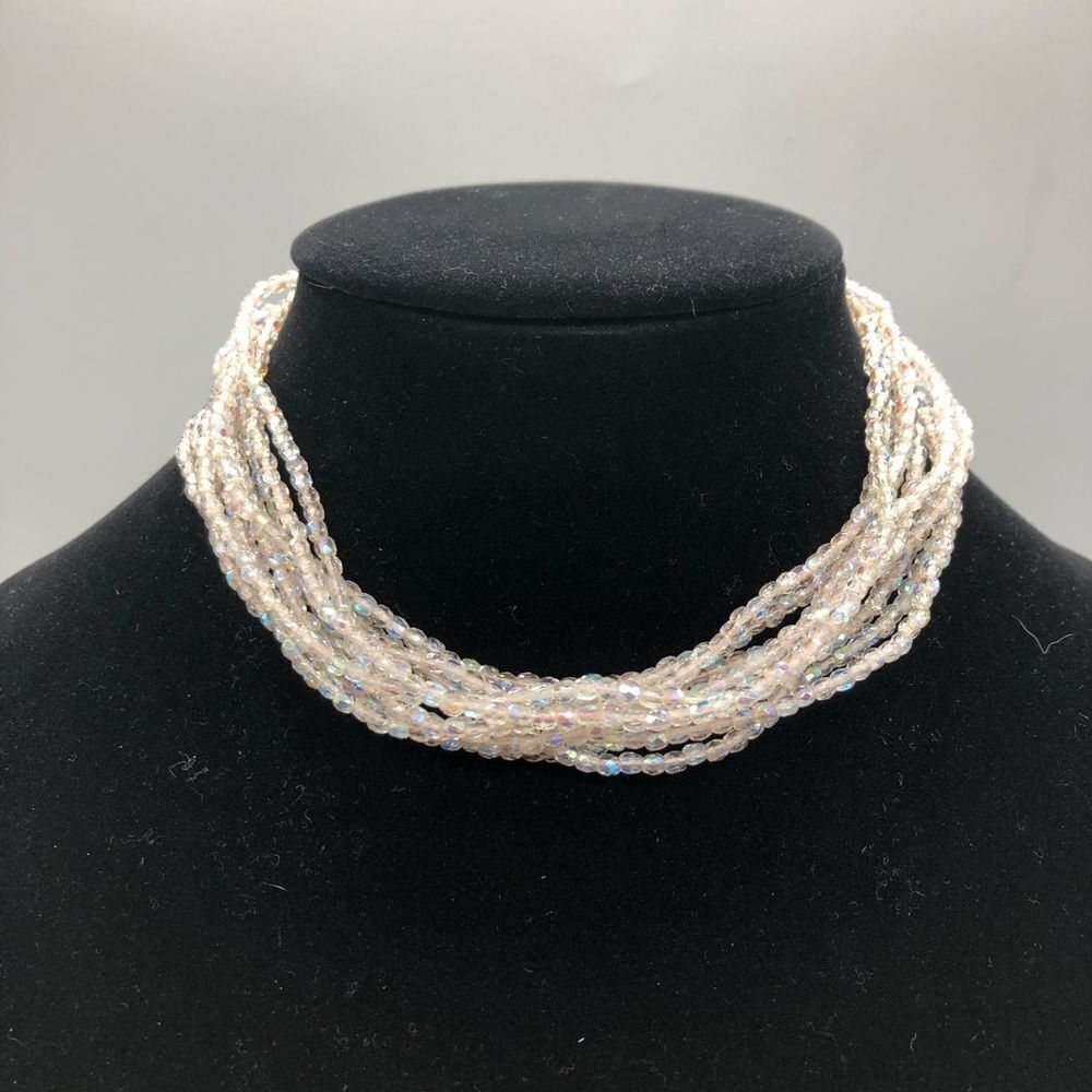 Cookie Lee Sparkle Beads Choker Necklace
